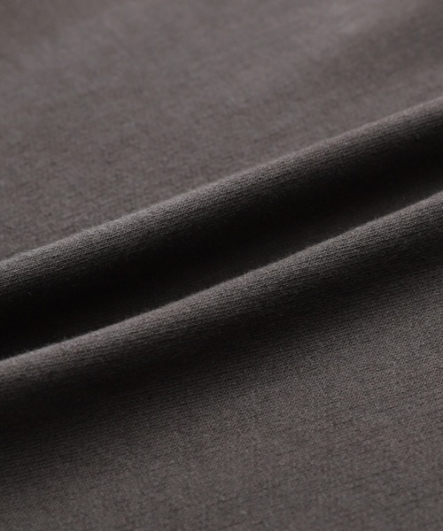 reca（レカ）の「ゆったり体型カバー！ボーダー＆無地オーバーサイズモックネックTシャツ（Tシャツ/カットソー・レディース・ホワイト系その他/オートミール/ホワイト×ブラック/チャコールグレー/オフホワイト/イエロー/ホワイト×ブルー/ホワイト×レッド・FREE）」の17枚目の写真