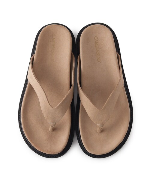 CAMINANDO（カミナンド）の「◆【CAMINAND】トングサンダル（サンダル・レディース・ブラウン系その他・40/30）」の6枚目の写真