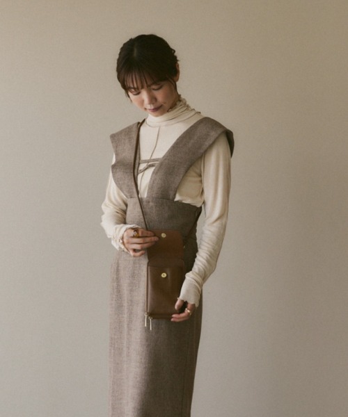 moi tytto（モイテュット）の「マルチショルダーバッグ（ショルダーバッグ・レディース・キャメル/ホワイト/ブラウン/ブラック・FREE）」の6枚目の写真