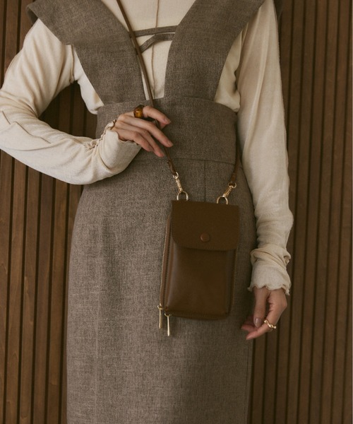 moi tytto（モイテュット）の「マルチショルダーバッグ（ショルダーバッグ・レディース・キャメル/ホワイト/ブラウン/ブラック・FREE）」の17枚目の写真