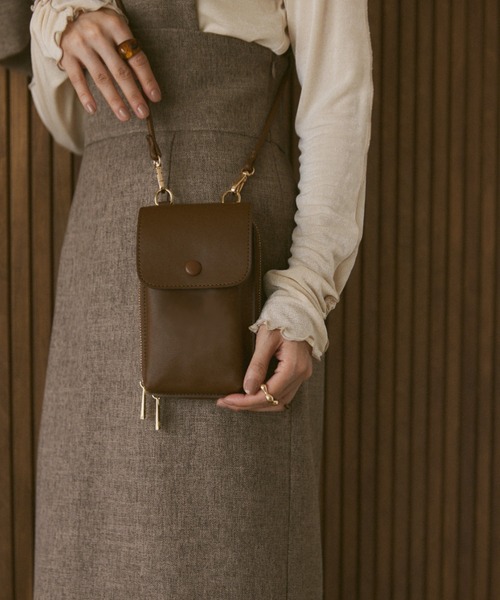 moi tytto（モイテュット）の「マルチショルダーバッグ（ショルダーバッグ・レディース・キャメル/ホワイト/ブラウン/ブラック・FREE）」の18枚目の写真