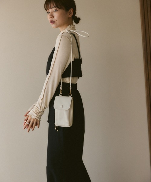 moi tytto（モイテュット）の「マルチショルダーバッグ（ショルダーバッグ・レディース・キャメル/ホワイト/ブラウン/ブラック・FREE）」の9枚目の写真