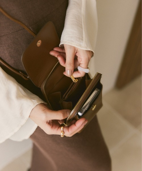 moi tytto（モイテュット）の「マルチショルダーバッグ（ショルダーバッグ・レディース・キャメル/ホワイト/ブラウン/ブラック・FREE）」の20枚目の写真