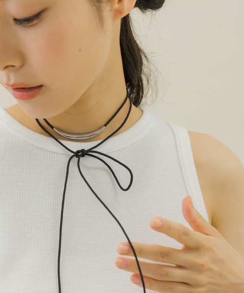 SMELLY（スメリー）の「メタルバーロングコードチョーカー（チョーカー・レディース・シルバー系その他・-）」の3枚目の写真