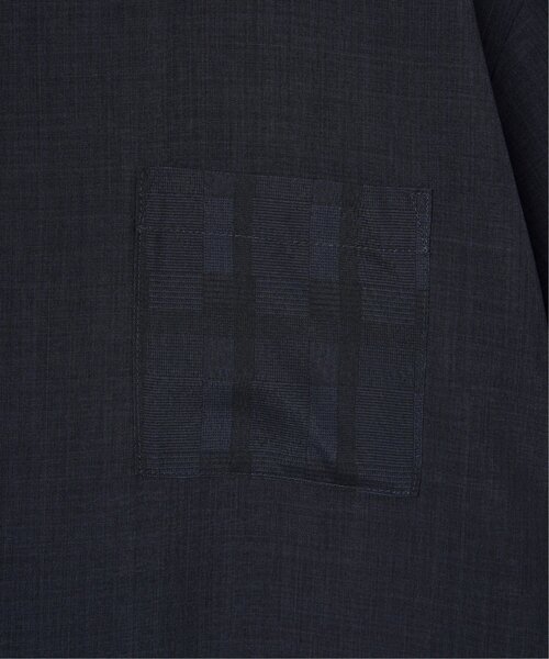 ikka(イッカ)の「【セットアップ対応】イージーケアリネンライクシャツT(シャツ/ブラウス・メンズ・ネイビー/ベージュ/グリーン/ワイン・S/M/L/XL)」の15枚目の写真