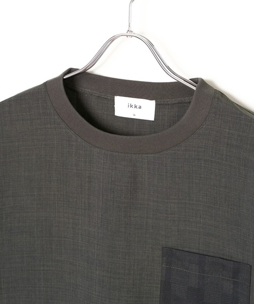 ikka(イッカ)の「【セットアップ対応】イージーケアリネンライクシャツT(シャツ/ブラウス・メンズ・ネイビー/ベージュ/グリーン/ワイン・S/M/L/XL)」の21枚目の写真