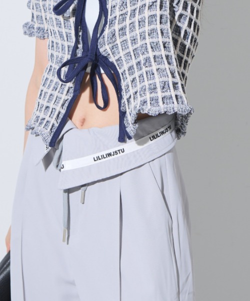 Solace(ソレイス)の「ウエストデザインスラックスパンツ(スラックス・レディース・ブラック/ライトグレー/ホワイト・MEDIUM/LARGE)」の17枚目の写真