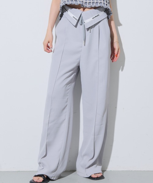 Solace(ソレイス)の「ウエストデザインスラックスパンツ(スラックス・レディース・ブラック/ライトグレー/ホワイト・MEDIUM/LARGE)」の21枚目の写真