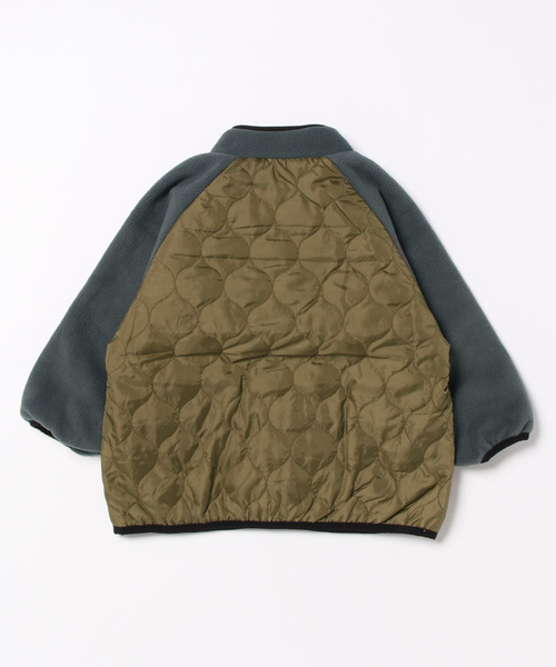 DILASH（ディラッシュ）の「中綿キルトジャケット（ブルゾン・キッズ・カーキ/ベージュ・100/120/110/90/140/130/80）」の8枚目の写真