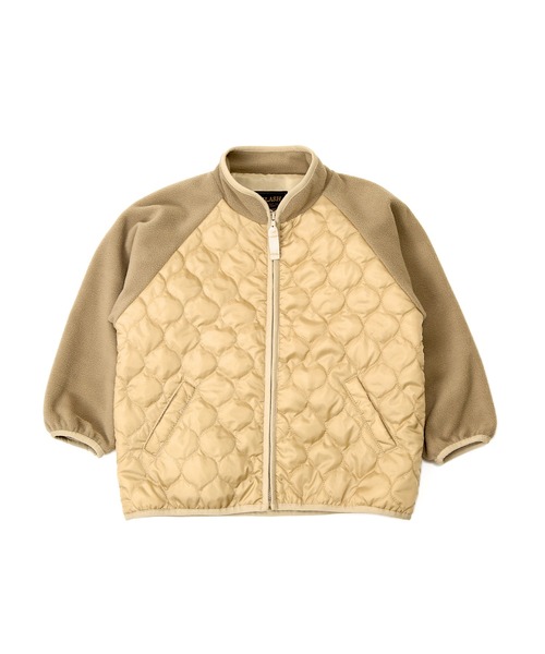 DILASH（ディラッシュ）の「中綿キルトジャケット（ブルゾン・キッズ・カーキ/ベージュ・100/120/110/90/140/130/80）」の5枚目の写真