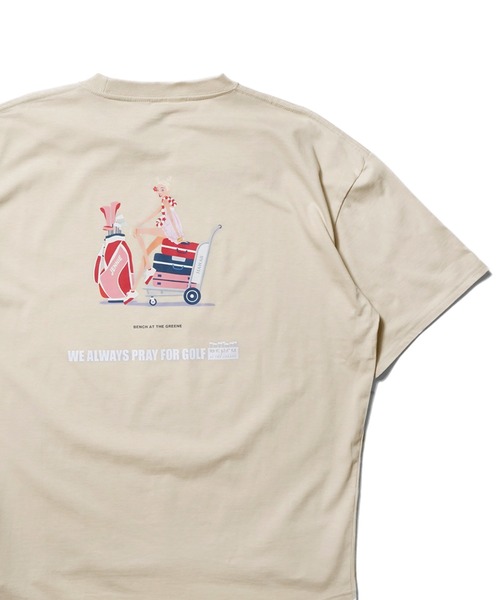 BENCH AT THE GREENE GOLF(ベンチアットザグリーンゴルフ)の「BENCH AT THE GREENE GOLF / レディース Tシャツ(Tシャツ/カットソー・レディース・ブラック/ホワイト/グリーン/ベージュ・MEDIUM/LARGE)」の20枚目の写真