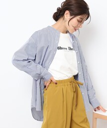 SHOO・LA・RUE | 大人の抜け感コーデに　ラウンドヘム プリントロンT(Tシャツ/カットソー)