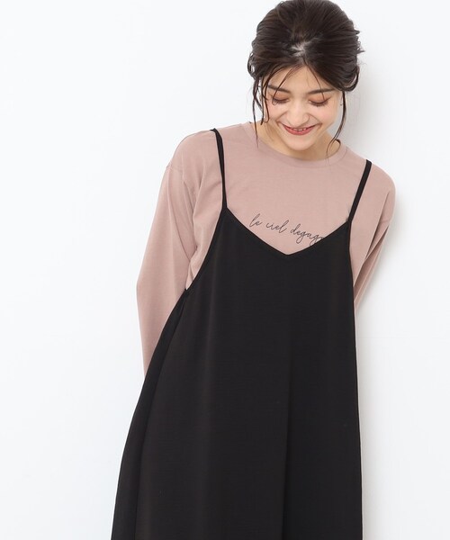 SHOO・LA・RUE(シューラルー)の「◆大人の抜け感コーデに ラウンドヘム プリントロンT(Tシャツ/カットソー・レディース・ピンク系6/ブルー系2/ブラック系/ベージュ系その他2/ベージュ系その他6/チャコール/ホワイト系その他4/ホワイト系その他・02/03/04)」の21枚目の写真