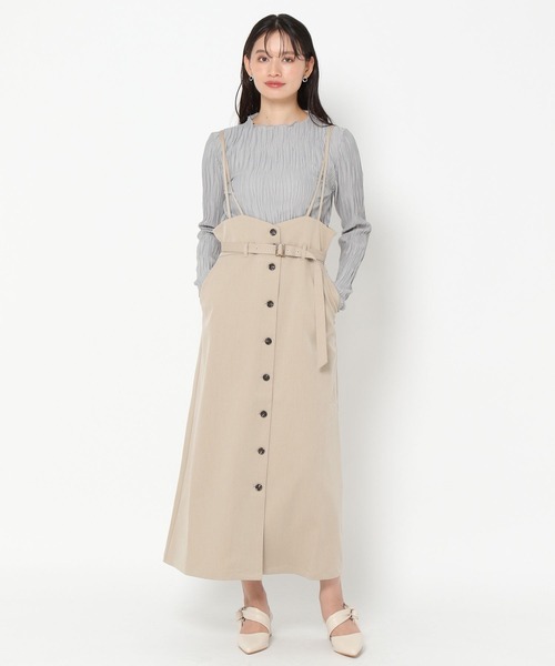 mysty woman（ミスティウーマン）の「【WEB限定】ニュアンスカラークシュクシュプルオーバー 977523（Tシャツ/カットソー・レディース・ライム/モカ/グレー/オフホワイト/ブラック・FREE）」の7枚目の写真