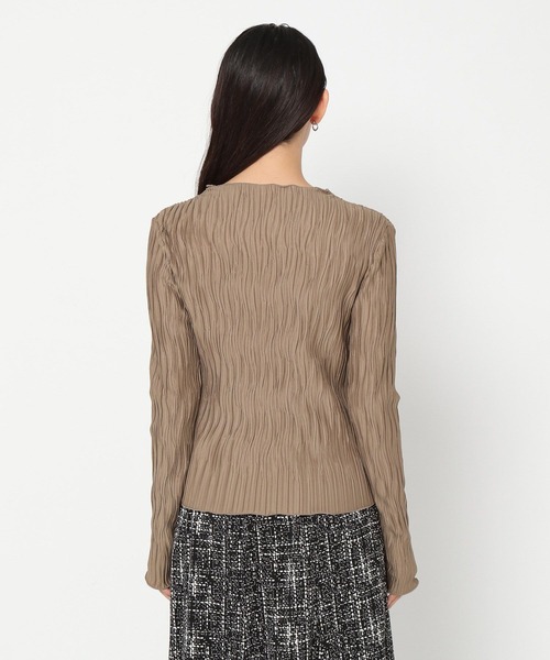 mysty woman（ミスティウーマン）の「【WEB限定】ニュアンスカラークシュクシュプルオーバー 977523（Tシャツ/カットソー・レディース・ライム/モカ/グレー/オフホワイト/ブラック・FREE）」の12枚目の写真