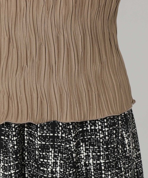 mysty woman（ミスティウーマン）の「【WEB限定】ニュアンスカラークシュクシュプルオーバー 977523（Tシャツ/カットソー・レディース・ライム/モカ/グレー/オフホワイト/ブラック・FREE）」の15枚目の写真