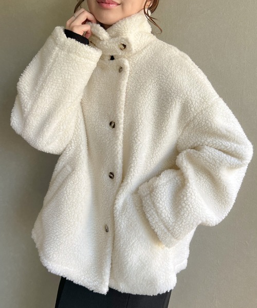 スタイリング styling 白 ボアコート アウター アウター│styling/（スタイリング/）の通販サイト【公式】