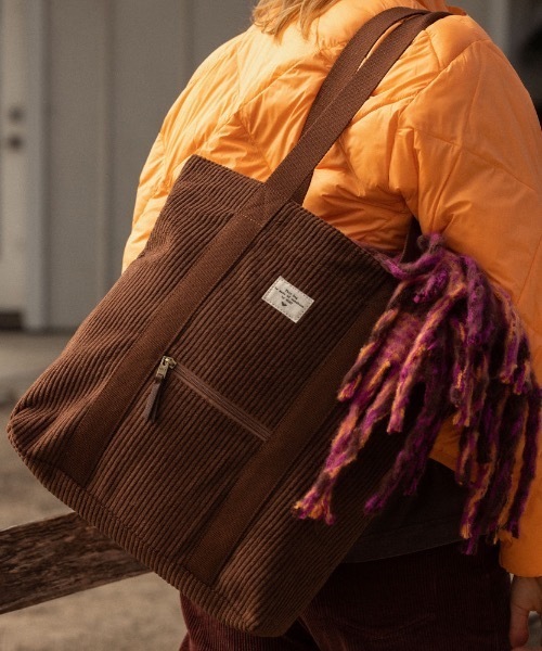 セール】COZY NATURE TOTE/ロキシーベルベットコーデュロイ
