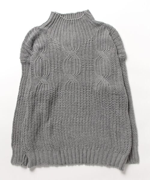 Burner(バーナー)の「【OKUOKU 0909】ニット / タートルネック / レディース oku-tops-620492289129-27 A1(ニット/セーター・レディース・ブラック/グレー/ブルー・XL/L/M)」の5枚目の写真