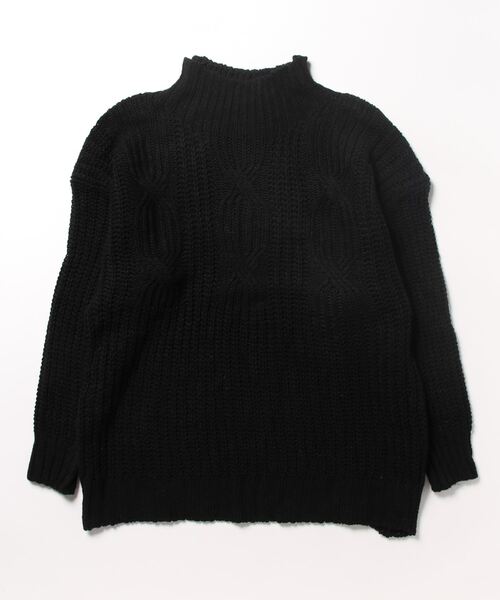 Burner(バーナー)の「【OKUOKU 0909】ニット / タートルネック / レディース oku-tops-620492289129-27 A1(ニット/セーター・レディース・ブラック/グレー/ブルー・XL/L/M)」の6枚目の写真