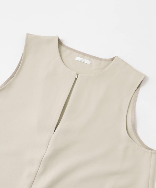 ITEMS URBANRESEARCH（アイテムズ アーバンリサーチ）の「『セットアップ対応』フレアトップス×イージーパンツセット（つなぎ/オールインワン・レディース・ブラック/ライトベージュ・FREE）」の19枚目の写真