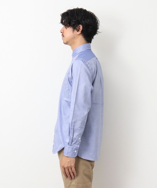 NOLLEY'S goodman（ノーリーズグッドマン）の「クジラ刺しゅう ボタンダウンシャツ（シャツ/ブラウス・メンズ・ホワイト/ブルー系その他/ライトパープル/ネイビー/ブルー/ホワイト系その他・L/M/XL/S）」の21枚目の写真