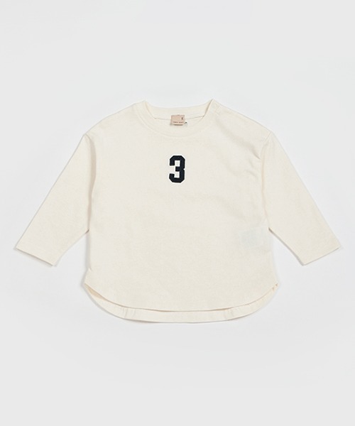 petit main（プティマイン）の「【ＧＯＯＤＰＲＩＣＥ】ナンバー長袖Ｔ（Tシャツ/カットソー・キッズ・ブルー/ブラック/オフホワイト/レッド・90cm/130cm/80ｃｍ/110cm/100cm/120cm）」の5枚目の写真