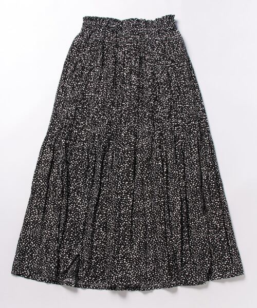 e-zakkamania stores（イーザッカマニアストアーズ）の「ダルメシアンドット 消しプリーツスカート（スカート・レディース・オフホワイト/ブラック・M）」の16枚目の写真