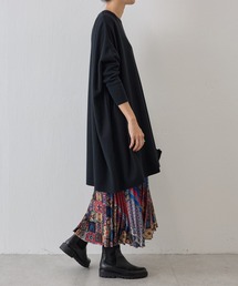 BEARDSLEY（ビアズリー）の「プリント切り替えプリーツスカート 