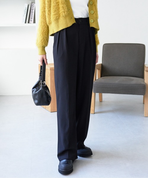 ECRIRE（エクリール）の「2タックセンタープレス スラックス（その他パンツ・レディース・ベージュ/ブラウン/グレー/ブラック・M）」の18枚目の写真