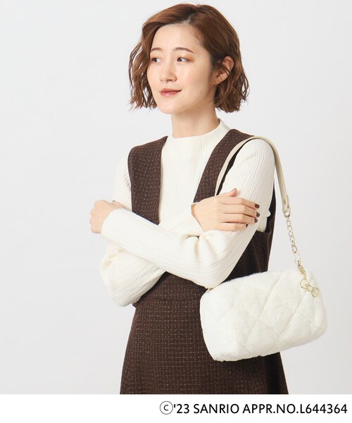 grove(グローブ)の「◆【ハローキティ】キルトフェイクファーダブルショルダー(ショルダーバッグ・レディース・オフホワイト・00)」の11枚目の写真