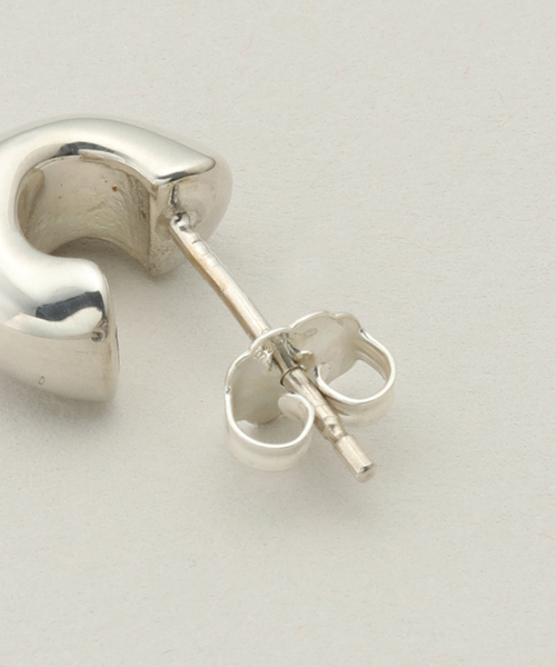 AGMES/アグメス】MINI DAHLIA HUGGIES STERLING SILVE：ピアス（両耳