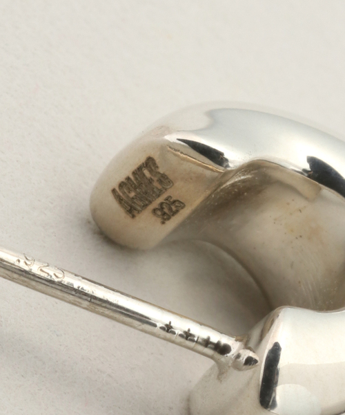 AGMES アグメス　MINI DAHLIA HUGGIESシルバーピアス Mini Dahlia Huggies