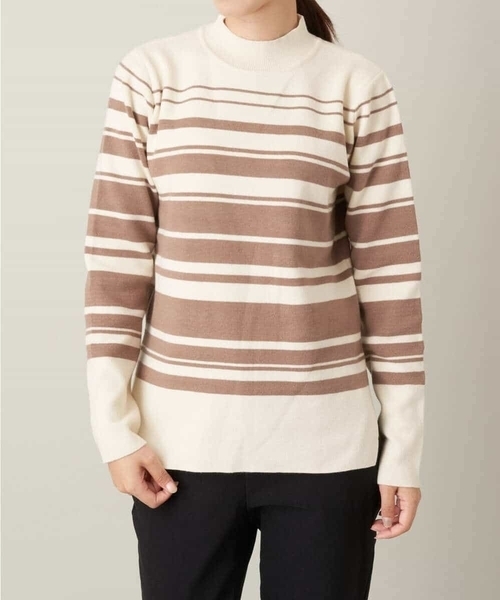 a.v.v(アーヴェヴェ)の「プチハイネックニットトップス(ニット/セーター・レディース・アイボリー/ライトグレー/ベージュ/ブラック/ブルー/グレー/モカ・36/38/40/34/42)」の22枚目の写真