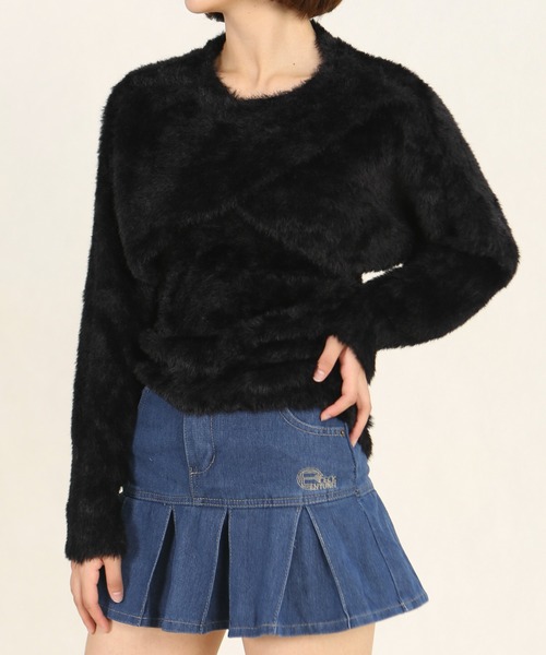 Mayree（メイリー）の「AURORIA/ベルト付きデニムミニスカートA（デニムスカート・レディース・ブルー・M/L）」の10枚目の写真