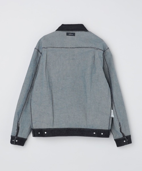 SHIPS.me(シップスミー)の「【ZOZO限定】SHIPS.me: デニムGジャケット(デニムジャケット・メンズ・ネイビー/ブラック・L/XS/M/XL/S)」の22枚目の写真