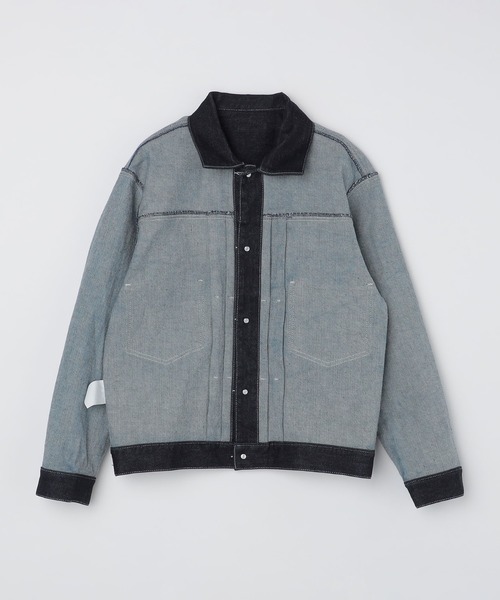 SHIPS.me(シップスミー)の「【ZOZO限定】SHIPS.me: デニムGジャケット(デニムジャケット・メンズ・ネイビー/ブラック・L/XS/M/XL/S)」の21枚目の写真