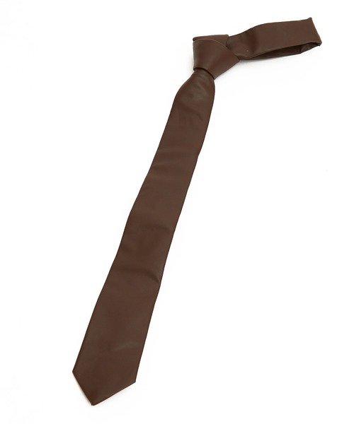 an meets zakka（アンミツザッカ）の「an meets zakka 合成皮革ネクタイ（ネクタイ・メンズ・ブラック/ワイン/アイボリー/キャメル/ネイビー/ブラウン・ONE SIZE/ONESIZE）」の18枚目の写真