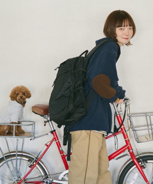 unclip（アンクリップ）の「ハーフZIPフリーストップス（スウェット・レディース・ベージュ/ネイビー・FREE）」の12枚目の写真