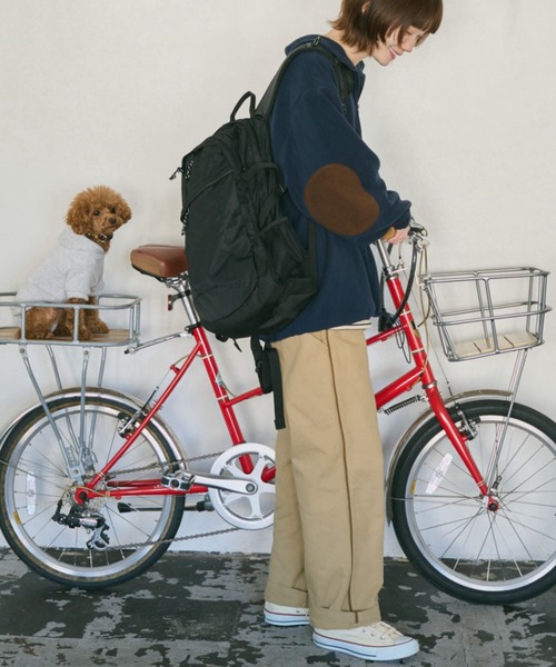 unclip（アンクリップ）の「ハーフZIPフリーストップス（スウェット・レディース・ベージュ/ネイビー・FREE）」の13枚目の写真