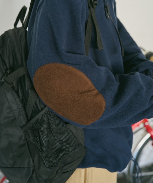 unclip（アンクリップ）の「ハーフZIPフリーストップス（スウェット・レディース・ベージュ/ネイビー・FREE）」の10枚目の写真