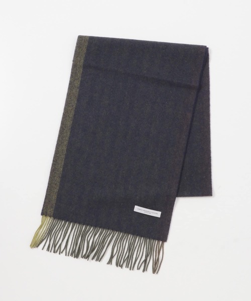 URBAN RESEARCH DOORS(アーバンリサーチドアーズ)の「LIFE STYLE TAILOR サイドラインウールマフラー(マフラー・メンズ・ブラウン/ネイビー/チャコールグレー/グリーン・-)」の20枚目の写真