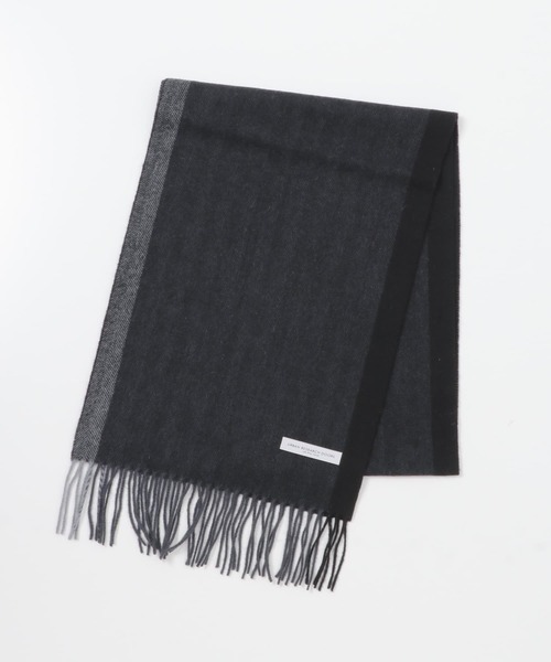 URBAN RESEARCH DOORS(アーバンリサーチドアーズ)の「LIFE STYLE TAILOR サイドラインウールマフラー(マフラー・メンズ・ブラウン/ネイビー/チャコールグレー/グリーン・-)」の22枚目の写真