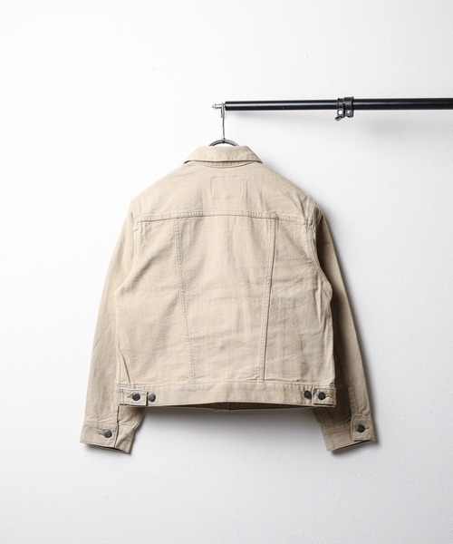 CIMARRON（シマロン）の「【Kt】【CIMARRON JEANS】JEAN JACKET（デニムジャケット・レディース・ベージュ/オレンジ・MEDIUM）」の5枚目の写真