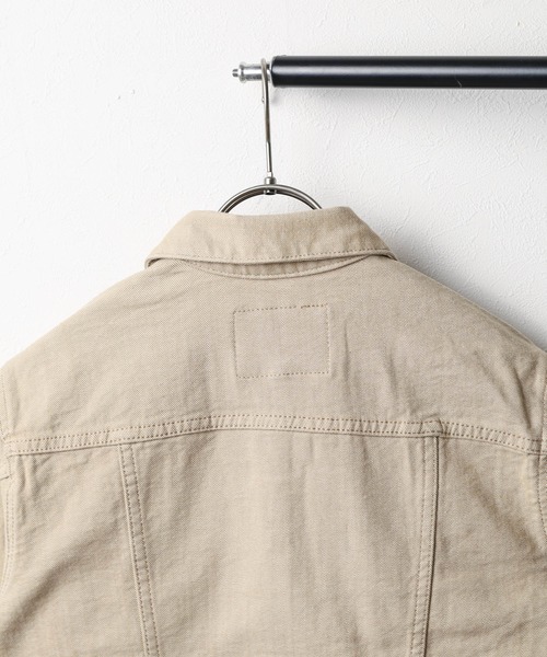 CIMARRON（シマロン）の「【Kt】【CIMARRON JEANS】JEAN JACKET（デニムジャケット・レディース・ベージュ/オレンジ・MEDIUM）」の7枚目の写真