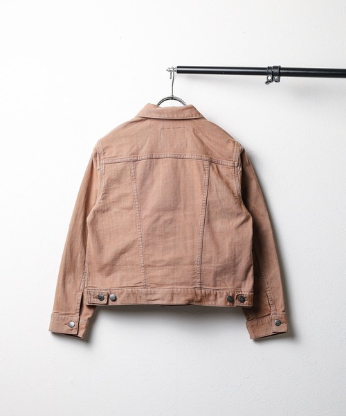 CIMARRON（シマロン）の「【Kt】【CIMARRON JEANS】JEAN JACKET（デニムジャケット・レディース・ベージュ/オレンジ・MEDIUM）」の6枚目の写真