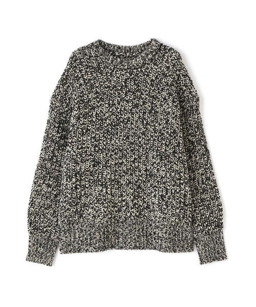 N.(N. Natural Beauty Basic)(エヌエヌナチュラルビューティーベーシック)の「◆ローゲージメランジニット(ニット/セーター・レディース・ブラック系その他/オレンジ系その他・MEDIUM)」の21枚目の写真