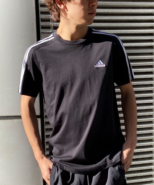 adidas ストライプ　Tシャツ　新品　タグ付き adidas アディダス メンズ セレーノ AEROREADY スリーストライプ