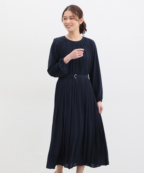 Honeys（ハニーズ）の「プリーツ使いワンピース（ワンピース）」 - WEAR