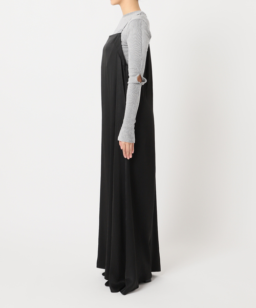 CITYSHOP(シティーショップ)の「SATIN MAXI CAMI DRESS:ワンピース(ワンピース・レディース・ブラック/ホワイト・38/36)」の14枚目の写真